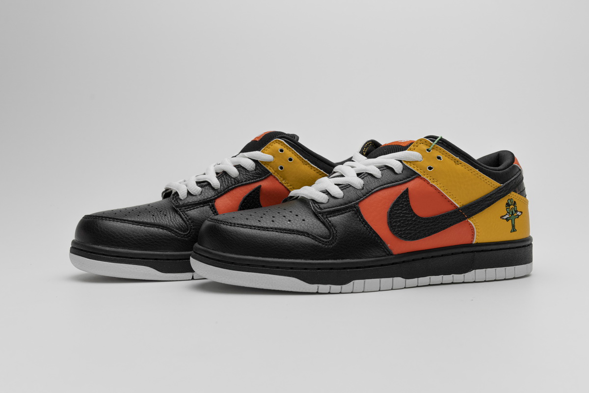 2020 Nike Dunk SB Low Raygun Black Yellow Red